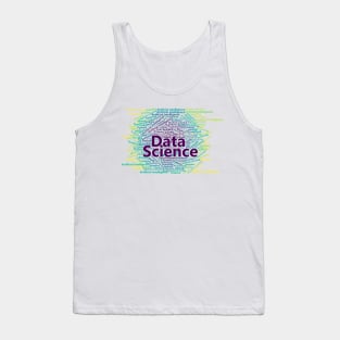 Data Science Word Cloud | Viridis Palette Tank Top